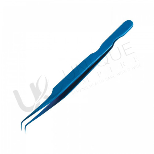 Blue Titanium Tweezers