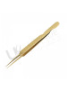 Gold titanium tweezers Gold titanium tweezers