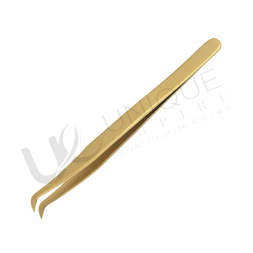 Gold titanium tweezers