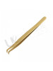 Gold titanium tweezers