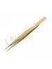 Gold titanium tweezers