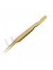 Gold titanium tweezers