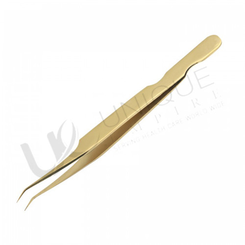 Gold titanium tweezers