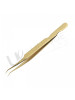 Gold titanium tweezers