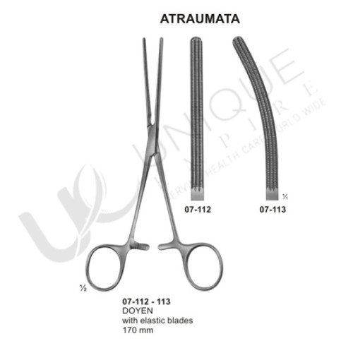 intestinal Clamos, soft elastic