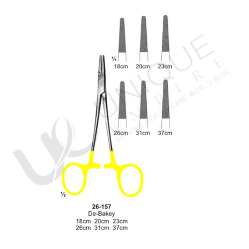 Needle holders with Tungsten Carbide Inserts