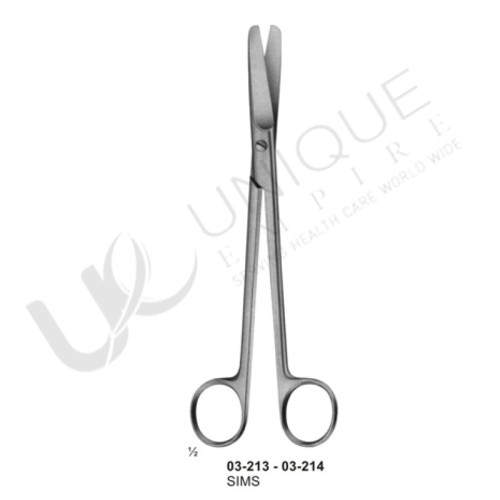 Scissors for deep operation and for Gynaecology